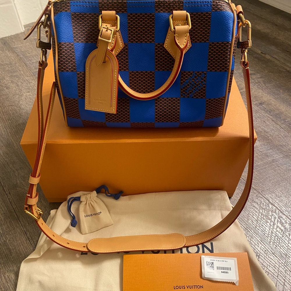 New Louis Vuitton Speedy 25 Bandoulière Damier Pop